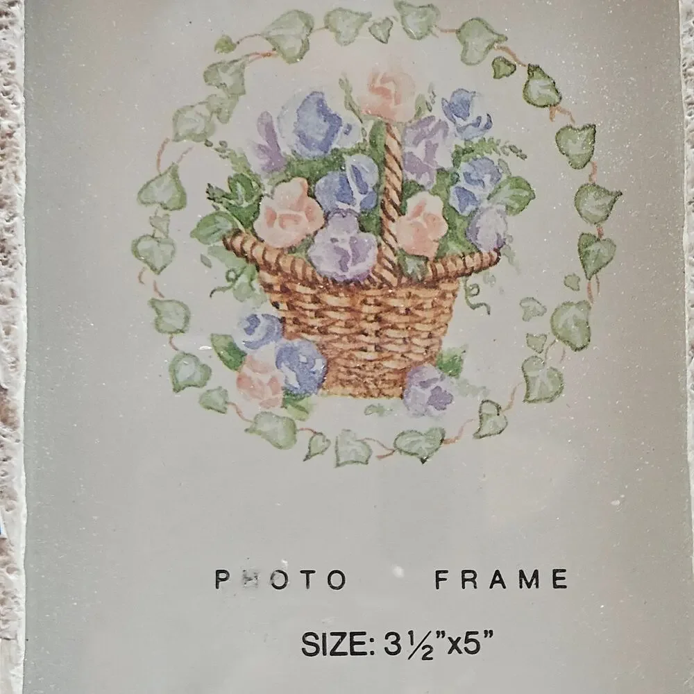 Vintage (1990s) NOS Photo Frame by Home Interiors & Gifts Nature Leaves